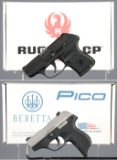 Two Semi-Automatic Pistols with Boxes