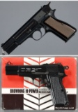 One Semi-Automatic Pistol and One Non-Firing Replica