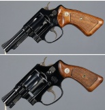Two Smith & Wesson Double Action Revolvers
