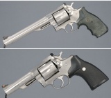 Two Ruger Double Action Revolvers