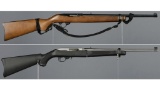 Two Ruger 10/22 Semi-Automatic Rifles