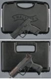 Two Walther Semi-Automatic Pistols with Cases