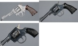 Three Harrington & Richardson Double Action Revolvers
