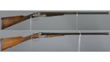 Two Double Barrel Shotguns