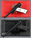 Two Semi-Automatic Pistols with Cases