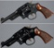 Two Smith & Wesson N-Frame Double Action Revolvers