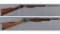 Two Antique Colt Lightning Slide Action Rifles