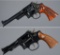 Two Smith & Wesson Double Action Revolvers