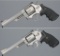 Two Smith & Wesson Double Action Revolvers
