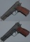 Two Alloy Frame Police Issue Fabrique Nationale Pistol