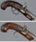 Two Percussion Derringer Pistols
