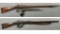 Two U.S. Springfield Trapdoor Rifles with Bayonets