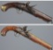 Two English Flintlock Pistols