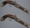 Ornate Pair of Italian Over/Under Percussion Pistols