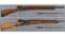 Two French Military MAS Mle 1936 Pattern Rifles with Bayonets