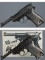 Two World War II German P.38 Semi-Automatic Pistols