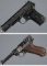 Two Military Pattern Semi-Automatic Pistols
