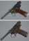 Two World War II Imperial Japanese Semi-Automatic Pistols