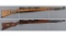 Two World War II German Military K98k Mauser Bolt Action Rifles