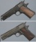 Two U.S. Model 1911 Semi-Automatic Pistols