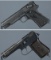 Two World War II Era European Military Semi-Automatic Pistols