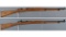 Two Husqvarna Model 1896 Military Bolt Action Rifles