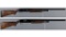 Two Upgraded Winchester Model 12 Slide Action Shotguns with Case