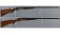 Two Parker Brothers Double Barrel Shotgun