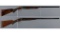 Two American Double Barrel Shotguns