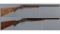 Two Double Barrel Hammer Shotguns