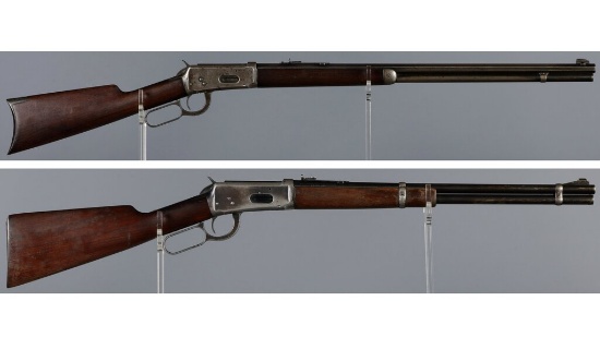Two Winchester Lever Action Long Guns