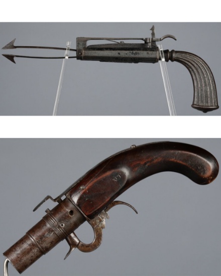 Two Unusual Antique American Percussion Guns
