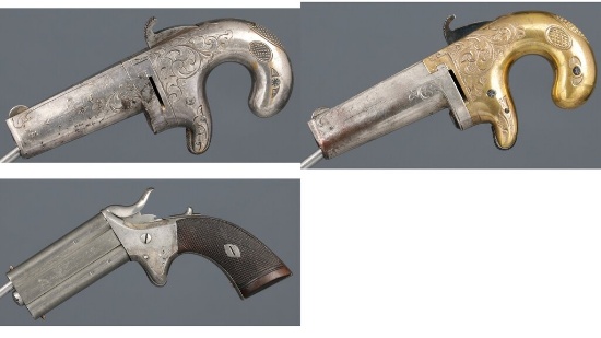 Three Antique Derringers