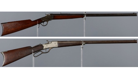 Two Antique American Single Shot Rifles