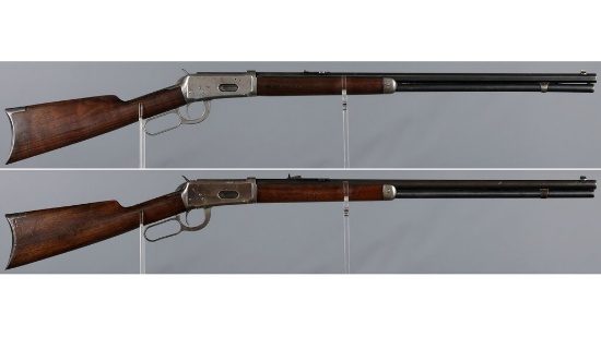 Two Winchester Model 1894 Lever Action Rifles