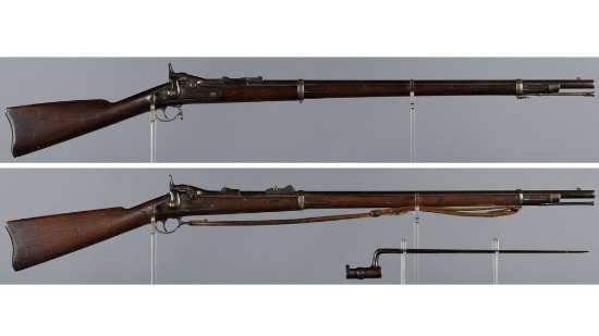 Two U.S. Springfield Trapdoor Rifles