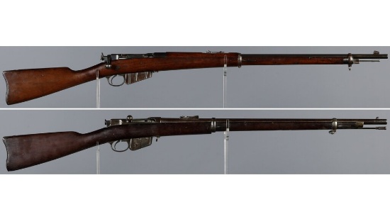 Two Remington-Lee Military Bolt Action Magazine Rifles