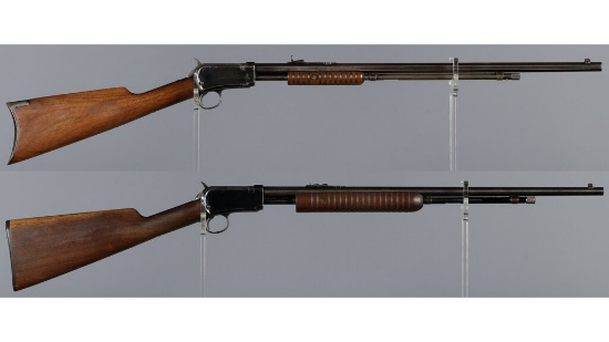 Two Winchester Slide Action Rifles