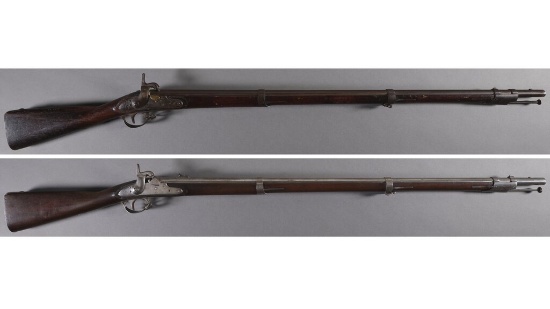 Two Civil War Era U.S. Percussion Conversion Muskets