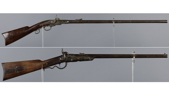 Two Civil War Era Breech Loading Long Guns
