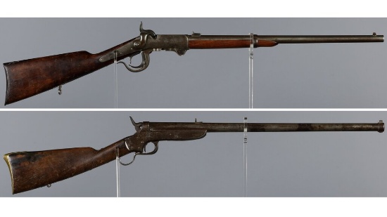 Two Civil War Breech Loading Carbines