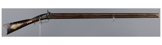 Engraved J.S. Johnston Over/Under Percussion Combination Gun