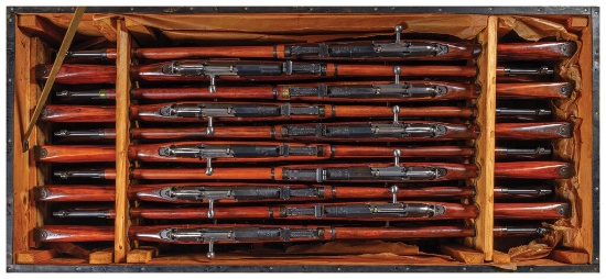 Twenty Soviet M91/30 Mosin-Nagant Rifles with Shipping Crate