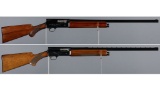 Two Belgian Browning Auto-5 Semi-Automatic Shotguns