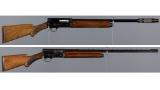 Two Belgian Browning Auto-5 Semi-Automatic Shotguns