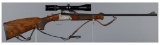 Engraved Merkel K3 Single Shot Rifle with Swarovski Scope