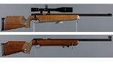 Two German Bolt Action Target Rifles