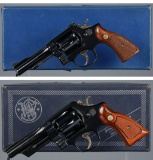 Two Smith & Wesson Double Action Revolvers with Boxes