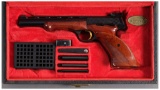 Belgian Browning Medalist Semi-Automatic Pistol with Case