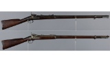 Two U.S. Springfield Trapdoor Rifles